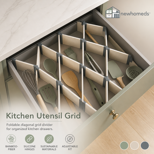Newhomeds™ UtensilGrid Drawer Divider