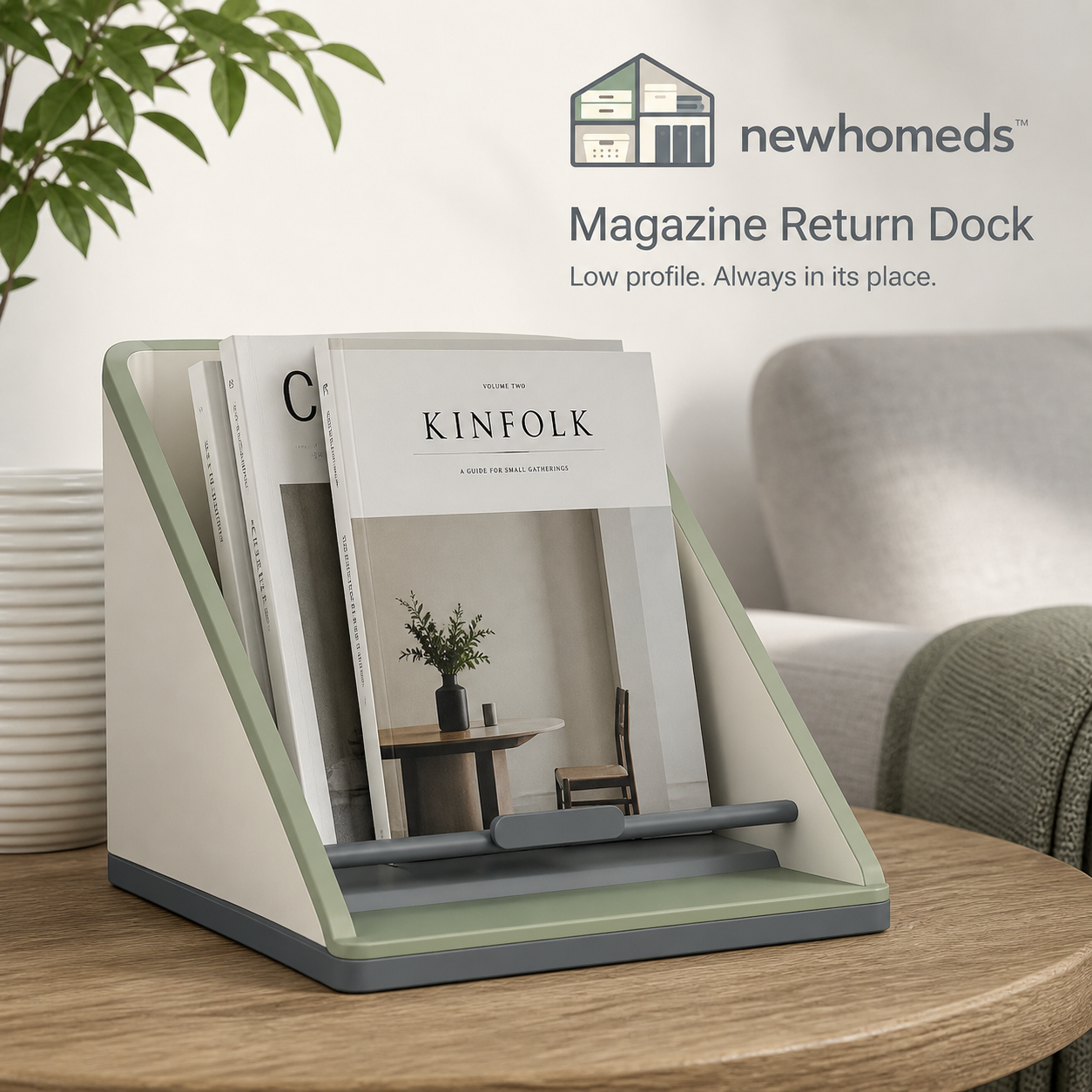Newhomeds™ ReturnDock Magazine Stand